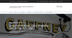 Desktop Screenshot of gaffneyfire.com