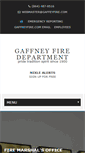 Mobile Screenshot of gaffneyfire.com