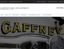 Tablet Screenshot of gaffneyfire.com